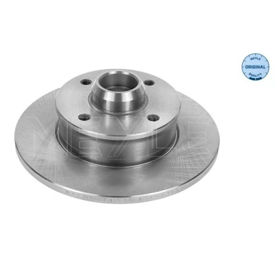 Abbildung von MEYLE 115 523 1005 Bremsscheibe Hinterachse 226 10 4 100 voll ORIGINAL Quality VOLKSWAGEN: GOLF 2, 3, Passat B3/B4 Variant, SEAT: Ibiza 2