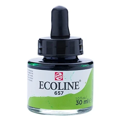 Abbildung von Ecoline Liquid Watercolour Bottle Bronze Green 657
