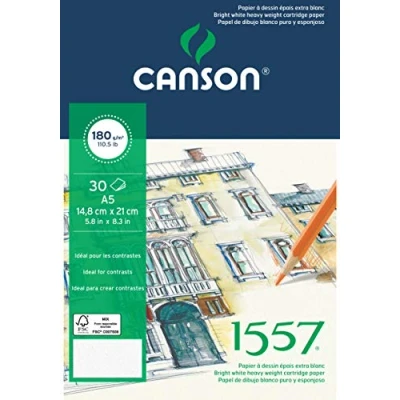 Abbildung von Canson Pad 1557 Drawing A5 180 g Skizzenbuch