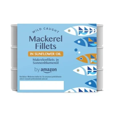 Abbildung von by Amazon Makrelenfilets In Sonnenblumenöl, 3x125g