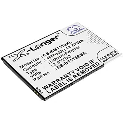 Abbildung von TCTK akkus Kompatibel mit [Samsung] Galaxy Tab Active 3, 3 8.0, 8.0 2020, SM T570, T575, T575N, T577 Ersetzt EB BT575BBE,