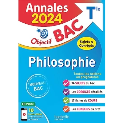 Abbildung von Annales Objectif BAC 2024 Philosophie: Sujets &amp; corrigés