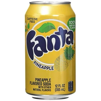 Abbildung von Fanta Pineapple 355 ml (Pack of 24) …