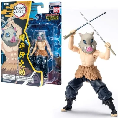 Abbildung von BANDAI Ultimate Legends HD Demon Slayer Actionfigur 12 cm Inosuke Hashibira Offizielle Lizenz VE88962