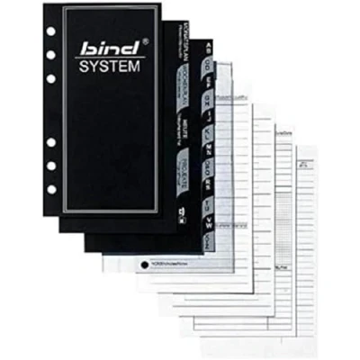 Abbildung von BIND Ringbuchkalender 1 Start Einlage MANAGER A6 f. Systemplaner