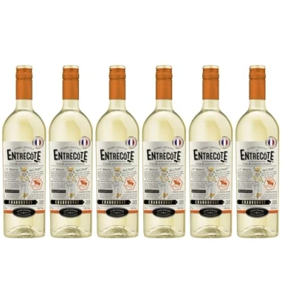 Abbildung von Entrecote Vollmundiger und cremiger Chardonnay Weisswein (6 x 0,75 L)