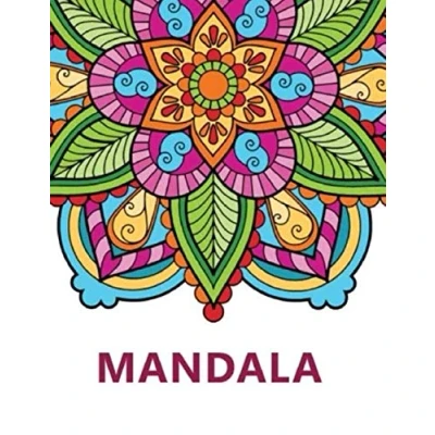 Abbildung von Mandala: Malbuch für Erwachsene Mandala Anti Stress, Entspannung Mit inspirierenden Zitaten Großformat 21,6 x 28 cm