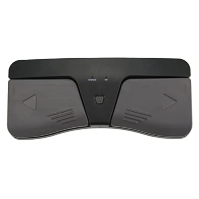 Abbildung von Kabelloser Musik Page Turner, Smart Foot Pedal Score Turner Switch, Silent Guitar Sheet Music Flip für Tablets Phone Performance Playing