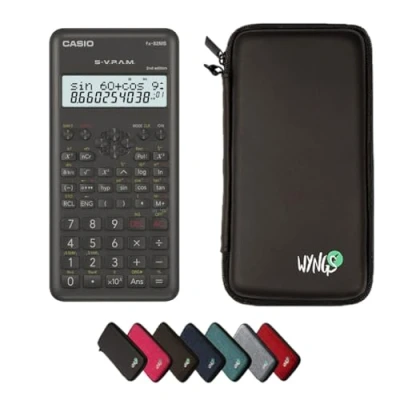 Abbildung von CALCUSO Sparpaket Schwarz mit Taschenrechner Casio fx 82 MS 2nd Edition