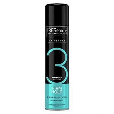 Abbildung von TRESemmé Haarspray mit festem Halt, 24 Stunden Kräuselkontrolle für ein leichtes Finish (400 ml x 6)