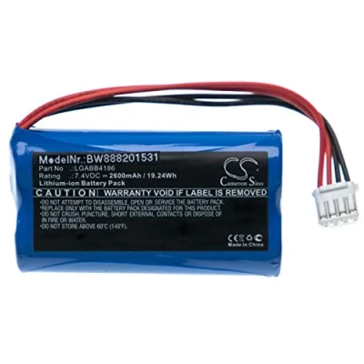 Abbildung von vhbw Akku Ersatz für DJI LGABB4186, RC03012, TI100782 Drohne Multicopter Quadrocopter (2600mAh, 7,4V, Li Ion)