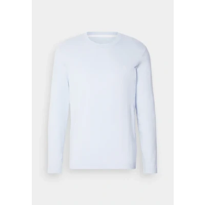 Abbildung von Marc O&#039;Polo LONG Sleeve CREW NECK ICON Chest Print Langarmshirt, Herren, Größe: Medium, Starlight