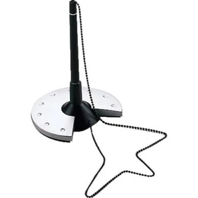 Abbildung von helit H6220399 Kugelschreiberständer „the base“, schwarz / silber