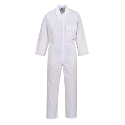 Abbildung von Portwest Standard Overall , Größe: S, Farbe: Weiß, 2802WHRS