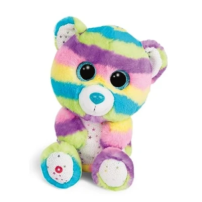 Abbildung von NICI Glubschis: Das Original Glubschis Bär Captain Cool 25 cm Kuscheltier Teddy mit großen Augen Flauschiges Plüschtier Glitzeraugen Schmusetier für Kuscheltierliebhaber 46321