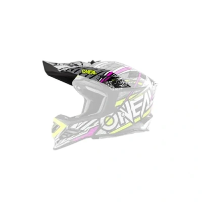 Abbildung von O&#039;NEAL Motocross Helm Ersatzteile Enduro Motorrad Ersatzschirm 8SRS Helmet SYNTHY Visor Pink Gelb One Size