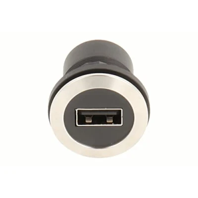 Abbildung von Schlegel 23.001.558 USB Buchse Edelstahl, 1x Typ A, A