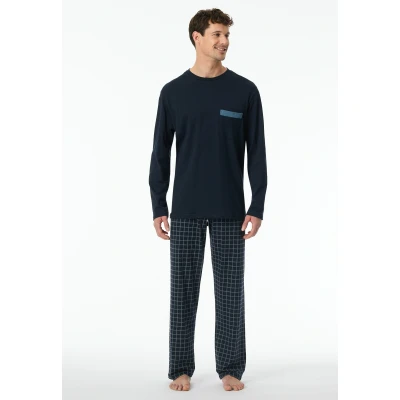 Abbildung von Schiesser SET Nachtwäsche Set, Herren, Größe: 60, Blau