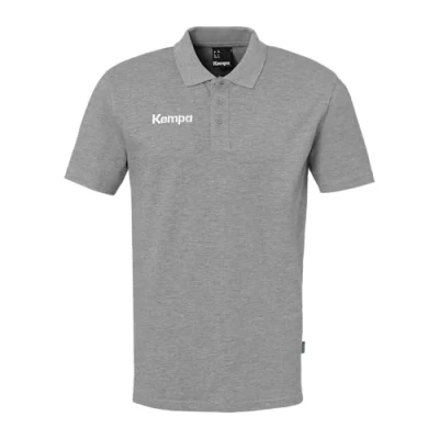 Abbildung von Kempa Classic Poloshirt für Kinder, Größe: 140, Dark grau melange