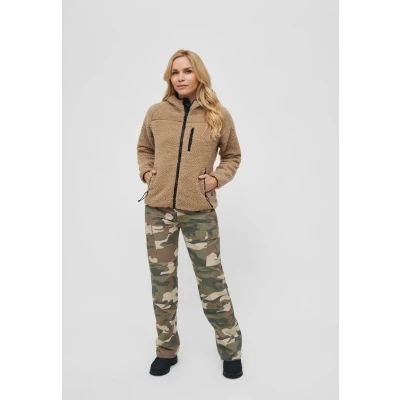 Abbildung von Brandit Fleecejacke, Damen, Größe: 4XL, Camel