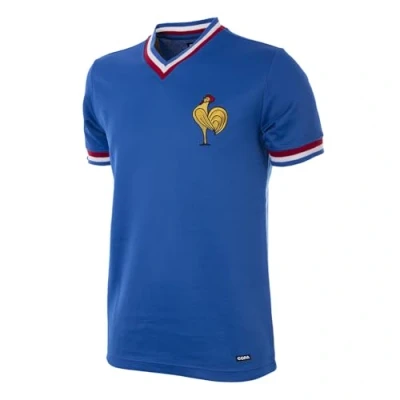 Abbildung von Frankreich 1971 Retro Fußball Trikot