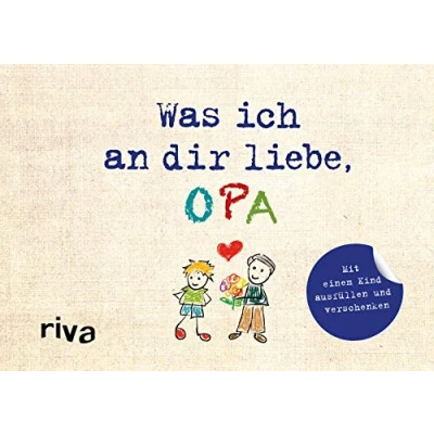 Abbildung von Was ich an dir liebe, Opa Version für Kinder: Mit einem Kind ausfüllen und verschenken