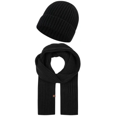 Abbildung von Indicode Jeans SET Geyser Schal, Größe: One Size, Black