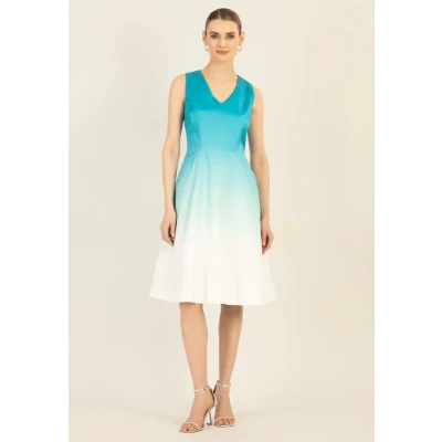 Abbildung von Apart Kurzes Cocktailkleid/festliches Kleid, Damen, Größe: 34, Türkis creme