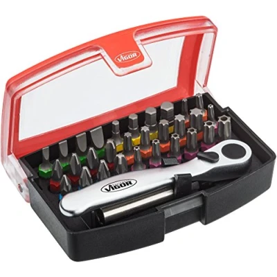 Abbildung von VIGOR V5502 Set, Schraubendreher Einsatz (Bits) 32