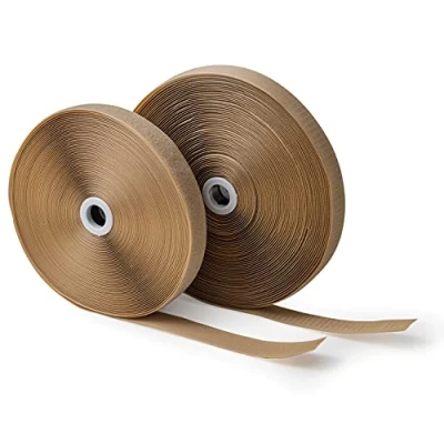 Abbildung von IPEA Kreppband (nicht klebend) zum Nähen 25 Meter x 20 mm extra starkes Nähband für Heimdekoration, Kleidung Seil Haken und Ring Farbe Beige
