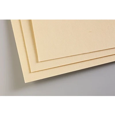 Abbildung von Clairefontaine 197011C Packung (mit 5 Zeichenbögen Pastelmat, 24 x 32 cm, 360 g, ideal für Trockentechniken und Pastell) maisgelb