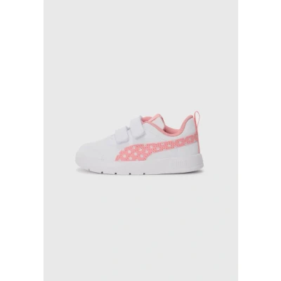 Abbildung von Puma Courtflex V3 Dotty Sneakers Kleinkinder Schuhe Für Damen White/Pinkscape/Silver Mist Größe: 22