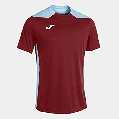 Abbildung von Joma T Shirt Kurzarm Championship VI Burgunderrot Blau, 101822.682.4xs 3xS
