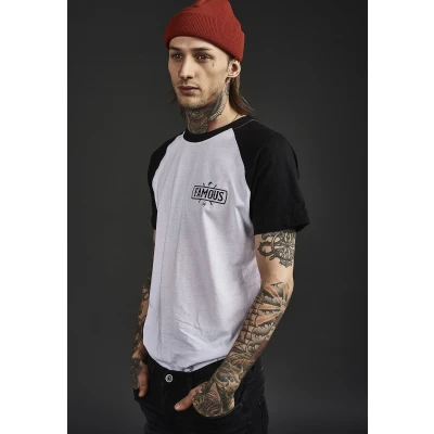 Abbildung von Mister Tee Tshirt print, Herren, Größe: Medium, White/black