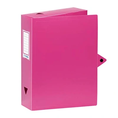 Abbildung von Viquel A4 Kunststoff Aktenordner, 8 cm Rücken, Rosa