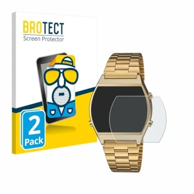 Abbildung von BROTECT Entspiegelungs Schutzfolie für Casio Retro B640WB (2 Stück) Matte Displayschutz Folie, Anti Reflex, Fingerprint