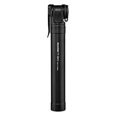 Abbildung von TOPEAK TRTT 1B Minipumpe Roadie TT Mini, Luftpumpe aus Aluminium hergestellt, in der Farbe Schwarz, Gewicht 90g, 15700112