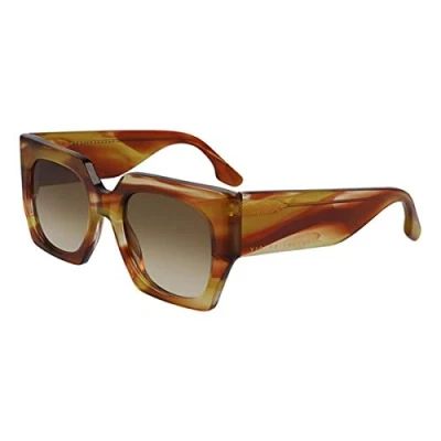 Abbildung von Victoria Beckham Unisex VB608S 43231 Sunglasses, 773 Honey Smoke, 52