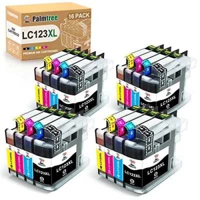 Abbildung von Palmtree LC 123 Kompatible für Brother LC123 LC123XL Druckerpatronen MFC J470DW J4410DW J6520DW J6720DW J6920DW J870DW J4510DW DCP J4110DW J552DW J132W