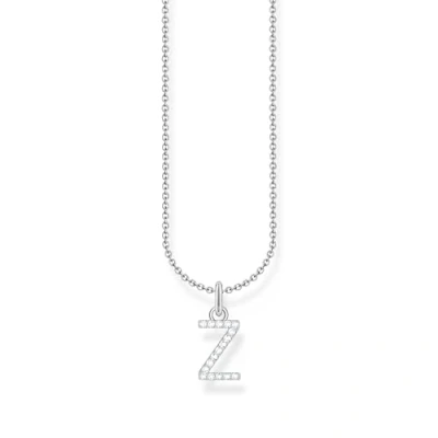 Abbildung von Thomas Sabo Kette mit Buchstaben Anhänger Z 925 Sterlingsilber KE2265 051 14