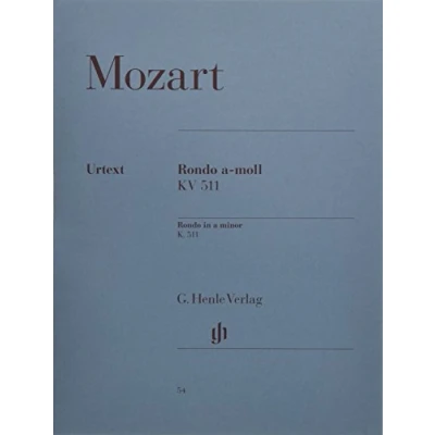 Abbildung von Rondo a Moll KV 511. Klavier: Instrumentation: Piano solo (G. Henle Urtext Ausgabe)