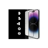 Abbildung von Apple iPhone 14 Pro Schutzfolie dbramante1928 Eco Shield Screenprotector Nachhaltige Displayschutzfolie für das