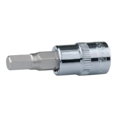 Abbildung von KS Tools Socket Hexagon, CHROMEplus Bit Stecknuss 6 Kant 1/4&quot;, Edelstahl, farblos, One Size