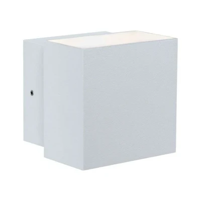 Abbildung von Paulmann LED Außen Wandleuchte &quot;Outdoor 230V Cybo 2x3,5W IP65 eckig 100x100mm Grau Aluminium&quot;, 2 flammig,