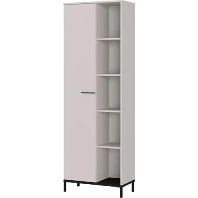 Abbildung von Germania Aktenschrank GW Rovigo 2237 572, in Kaschmir, Tür schließt nur 2/3 des Schranks, 64 x 190 34 cm