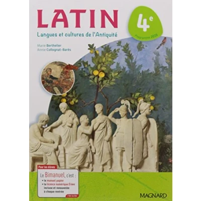 Abbildung von Latin 4e Bimanuel 2017: Magnard : le manuel papier + la licence numérique Elève incluse.