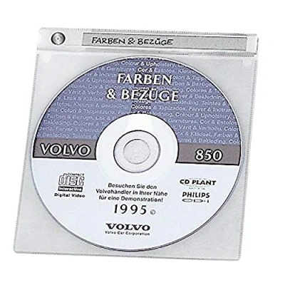 Abbildung von Durable CD/DVD Hülle TOP Cover, für je 1 CDs/DVDs, transparent, Packung mit 10 Hüllen, 520019