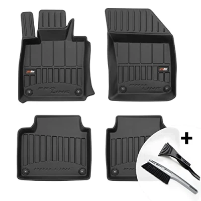 Abbildung von moto MOLTICO 3D Gummimatten Auto Fußmatten Gummi Automatten 4 teilig Set passend für Volvo S90 V90 ab 2016
