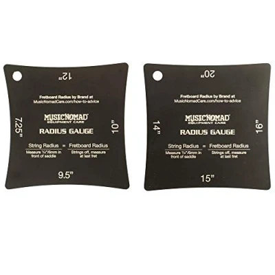 Abbildung von MusicNomad MN603 Precision Fretboard and String Radius Gauge Tool 2 pc. Set