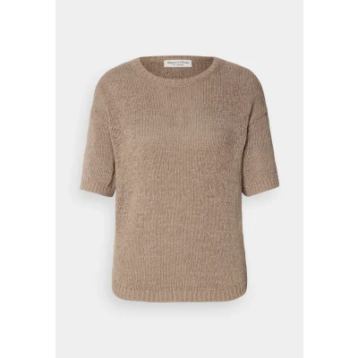 Abbildung von Marc O&#039;Polo Short Sleeve Roundneck Tshirt basic, Damen, Größe: Small, Summer sand